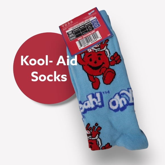 NWT Kool-aid Set of Two Crew Socks - Picture 4 of 4